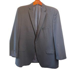 Joseph Abboud Men Wool Coat Sports Blazer Suit Single Breasted Blue Size 42R